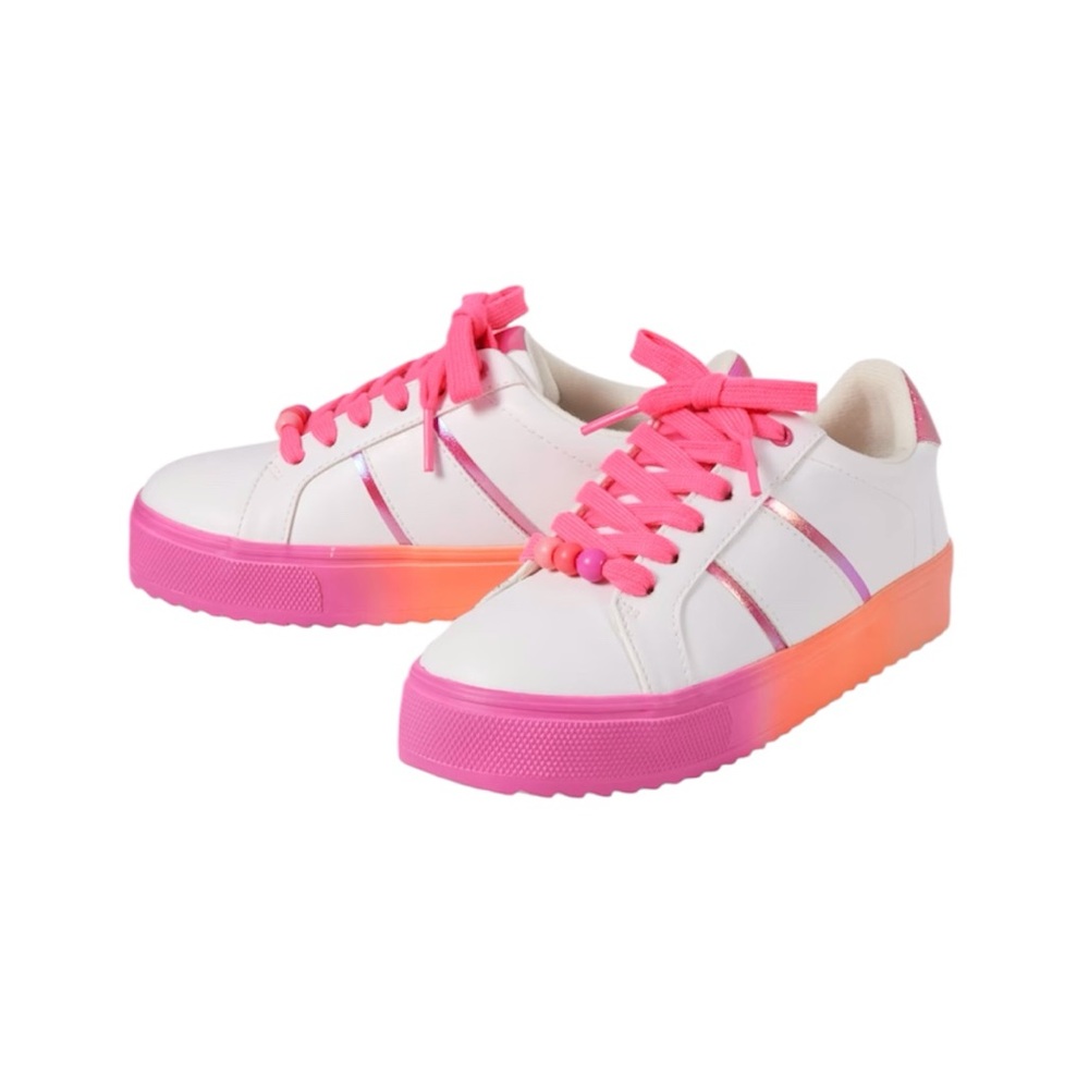The Children’s Place Sugar & Jade Tween Girls Ombre Low Top Sneakers Size 2